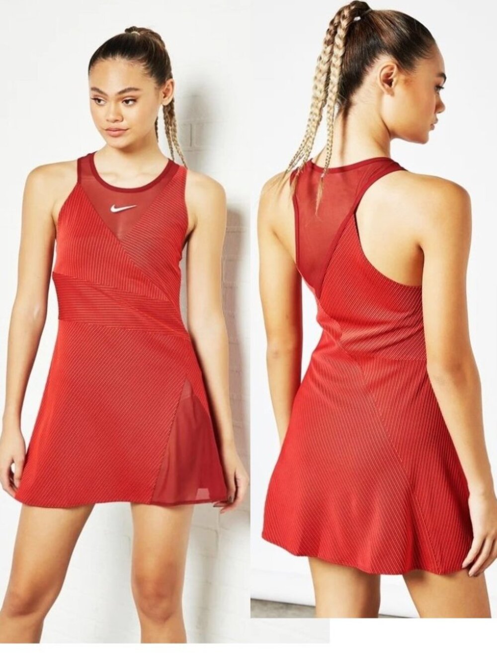 Nwt Nike Naomi Osaka Tennis Dress Red S Small